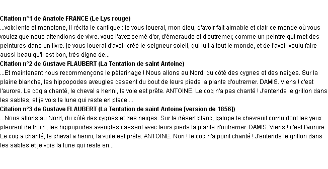 Citations outremer Citations outremer