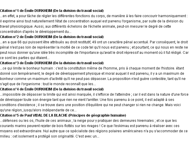 Citations parvenu