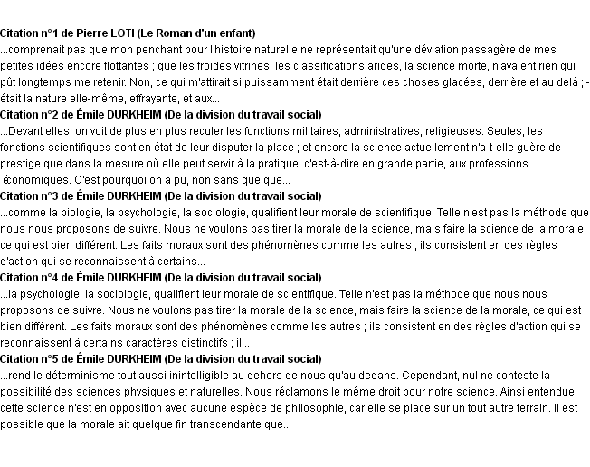Citations science Citations science