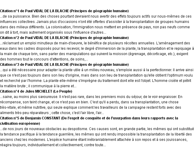Citations transplantation Citations transplantation