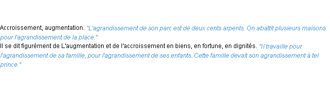 Définition agrandissement ACAD 1835