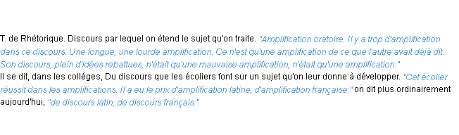 Définition amplification ACAD 1835