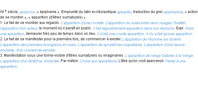 Définition apparition ACAD 1986
