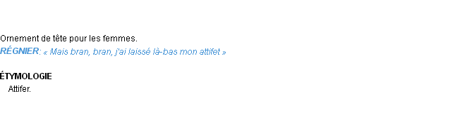 Définition attifet Emile Littré