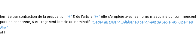Définition au ACAD 1762