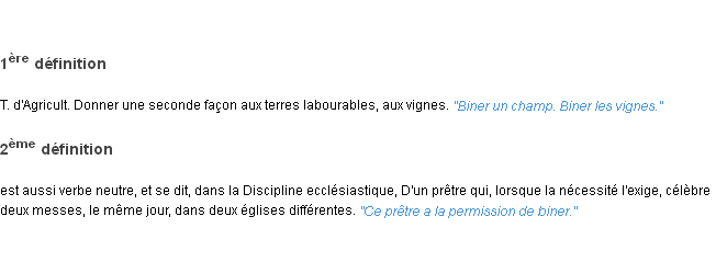 Définition biner ACAD 1835