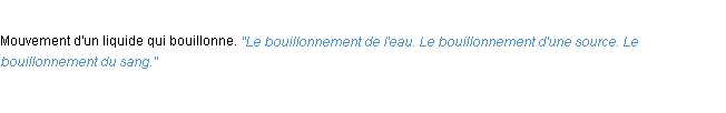 Définition bouillonnement ACAD 1932