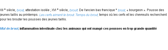 Définition brout ACAD 1986