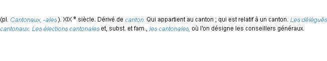 Définition cantonal ACAD 1986