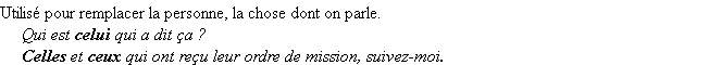 Définition celui wiki