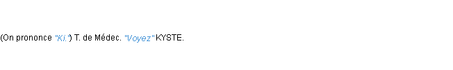 Définition chiste ACAD 1835