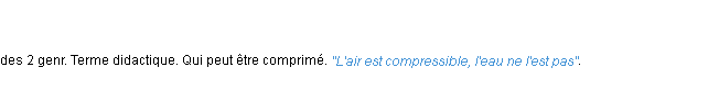 Définition compressible ACAD 1798