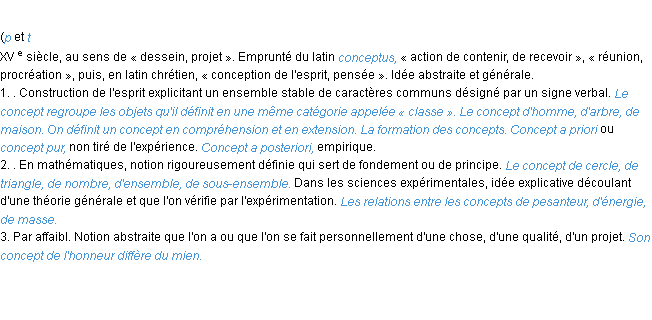 Définition concept ACAD 1986