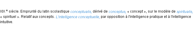 Définition conceptuel ACAD 1986