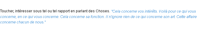 Définition concerner ACAD 1932