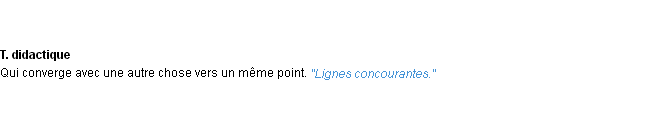 Définition concourant ACAD 1932