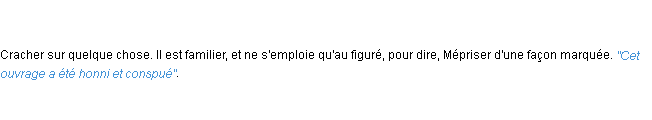 Définition conspuer ACAD 1798