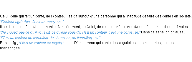 Définition conteur ACAD 1835