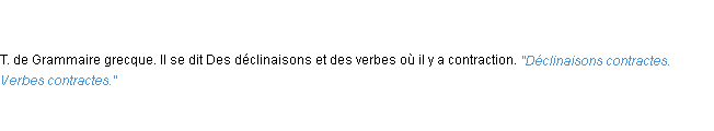 Définition contracte ACAD 1835