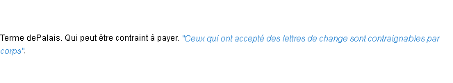 Définition contraignable ACAD 1798