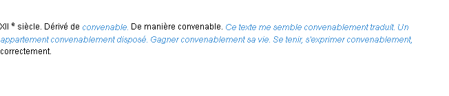 Définition convenablement ACAD 1986