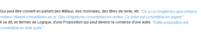 Définition convertible ACAD 1932