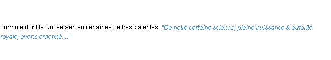 Définition de notre pleine puissance ACAD 1762
