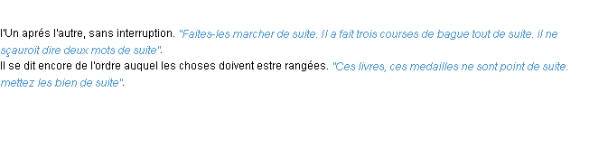 Définition de suite ACAD 1694