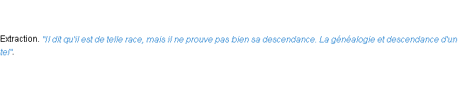 Définition descendance ACAD 1798