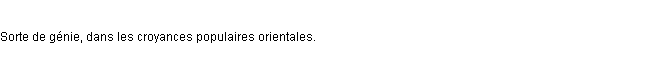 Définition djinn ACAD 1932