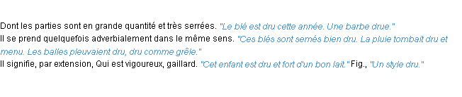 Définition dru ACAD 1932