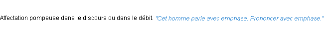 Définition emphase ACAD 1932