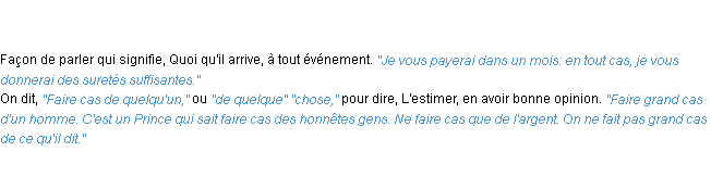 Définition en tout cas ACAD 1762