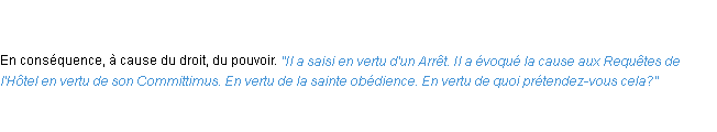 Définition en vertu ACAD 1762
