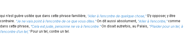 Définition encontre ACAD 1835