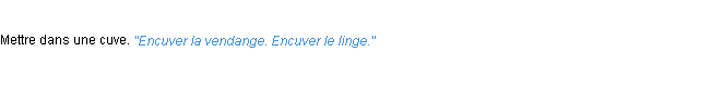Définition encuver ACAD 1932
