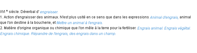 Définition engrais ACAD 1986