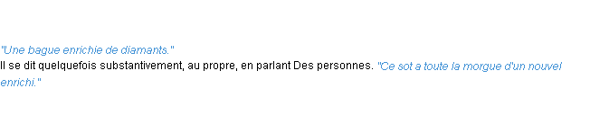 Définition enrichi ACAD 1835