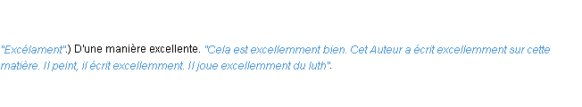 Définition excellemment ACAD 1798