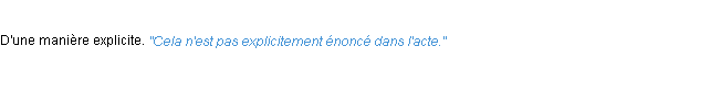 Définition explicitement ACAD 1932