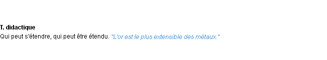 Définition extensible ACAD 1932