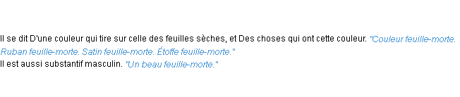 Définition feuille-morte ACAD 1835