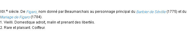 Définition figaro ACAD 1986