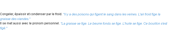 Définition figer ACAD 1798