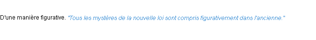 Définition figurativement ACAD 1932