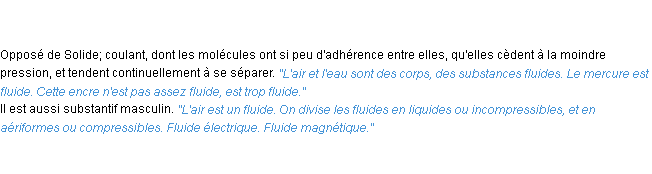 Définition fluide ACAD 1835