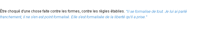 Définition formaliser ACAD 1932