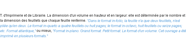 Définition format ACAD 1835
