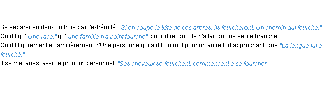 Définition fourcher ACAD 1798