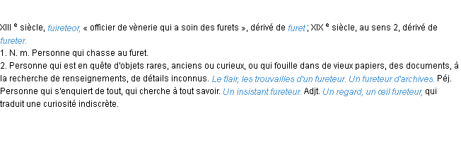 Définition fureteur ACAD 1986